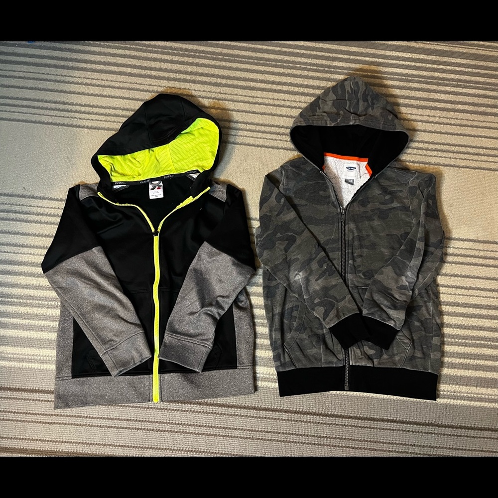 Lot of two Boys Zipper Hoodies